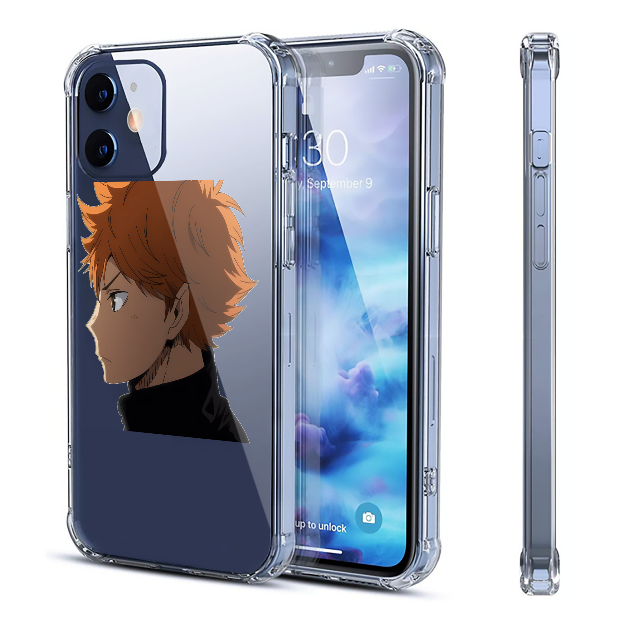 （画像用） ハイキュー!! Haikyu!! 【iPhone 12シリーズ対応】透明スマホケース（クリアソフトケース）